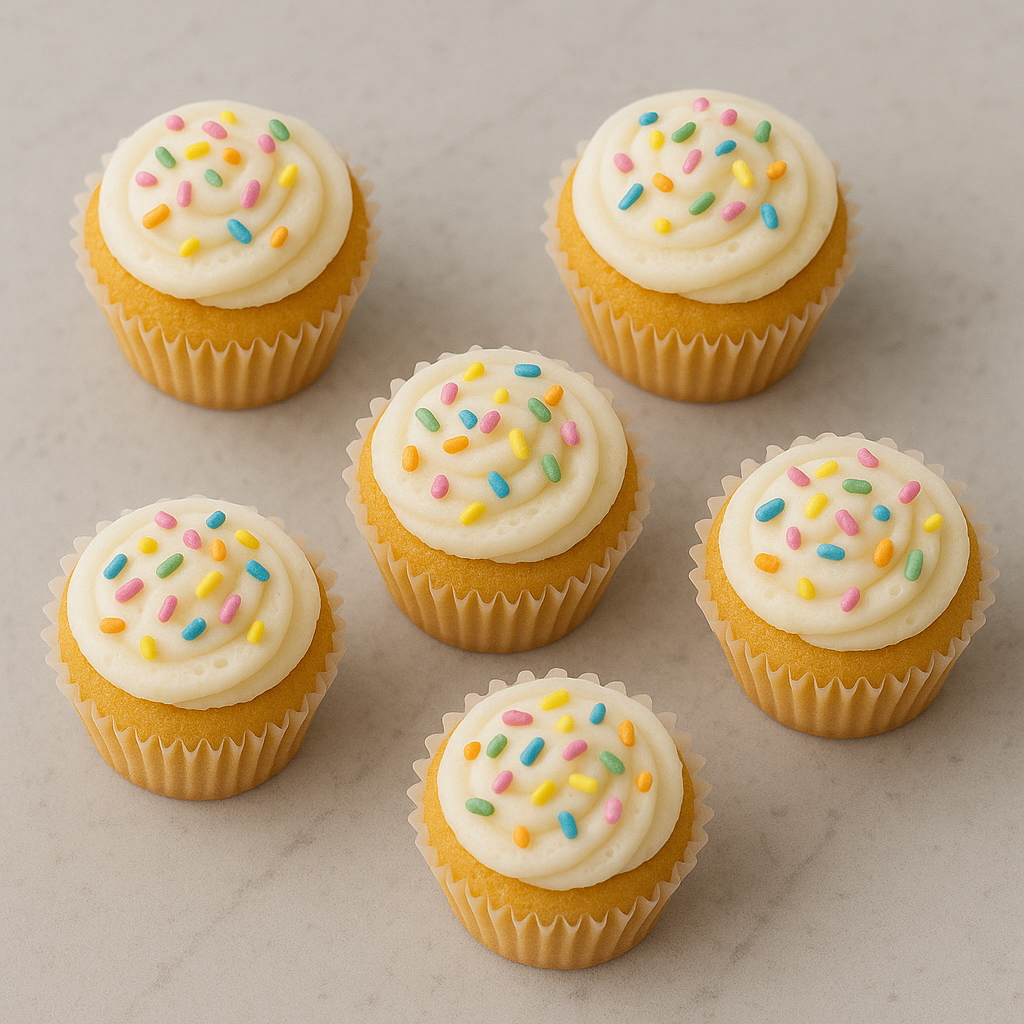 Radha's Vanilla Cupcakes